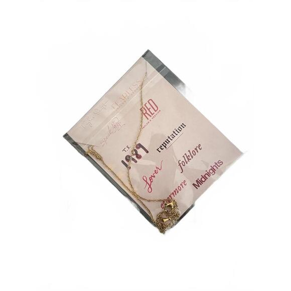 NWT Taylor Swift Swiftie Forever Gold Necklace - Picture 3 of 3